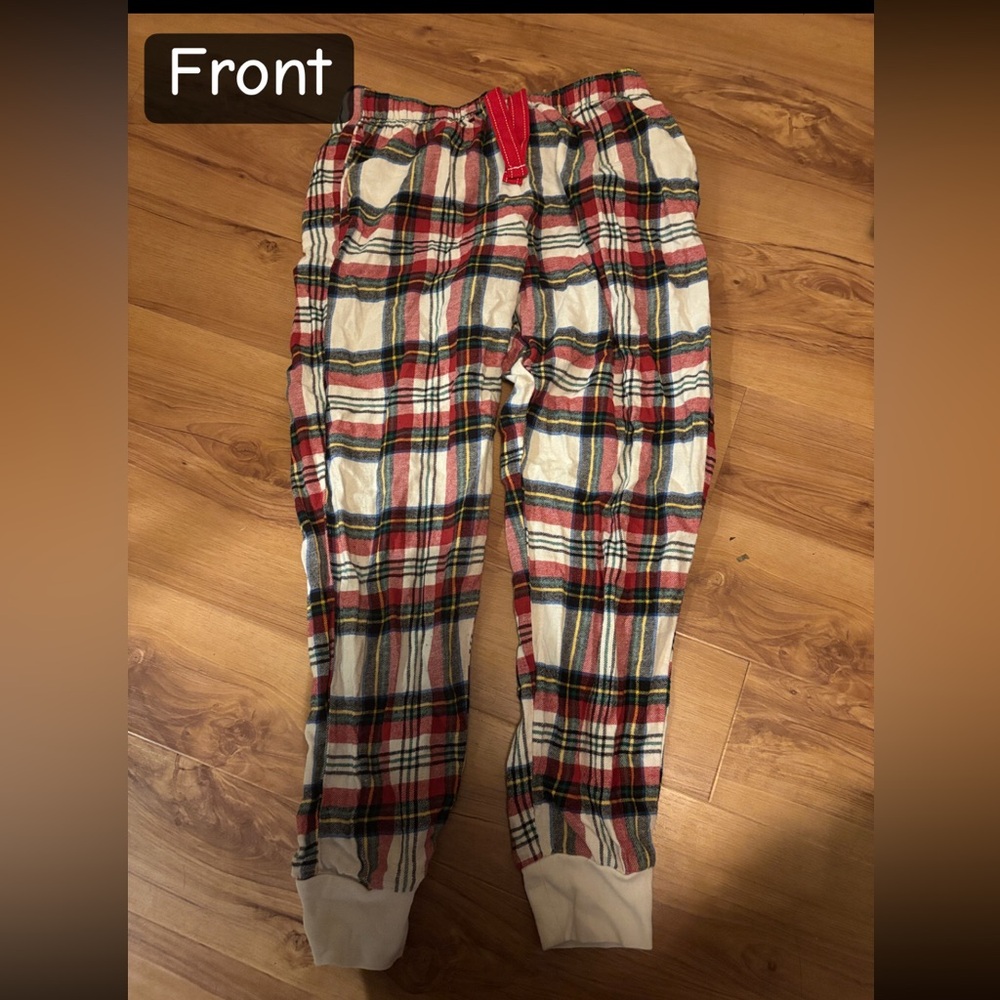 Red Plaid Pajama Pants